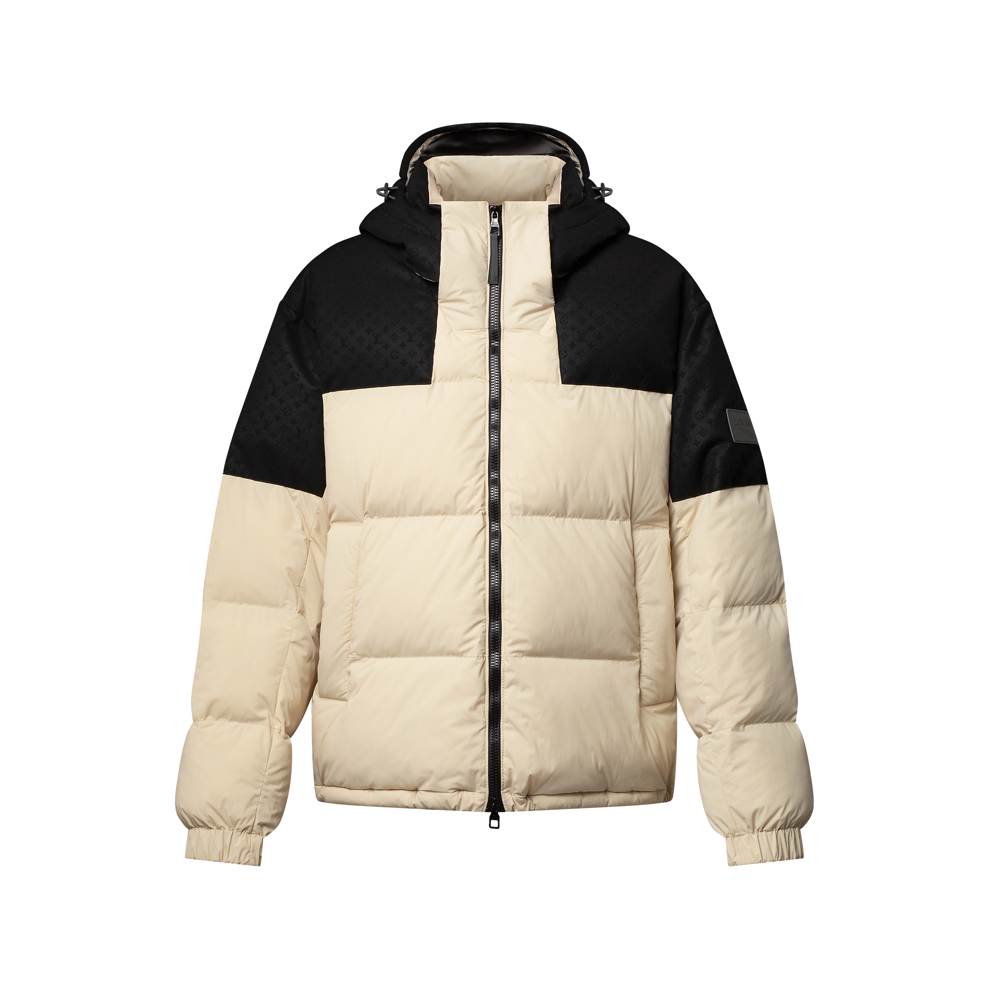 Shop LOUIS VUITTON Placed Monogram Ecodown Blouson at Beverly